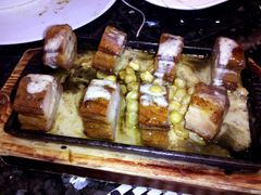 胡麻酱黑豚肉铁板烧-新兴·金羊座·粤菜点心(乐峰店)