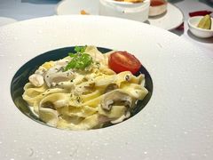 蘑菇蒜香柠檬奶油意大利面-燃扒房Steakhouse(皇庭店)