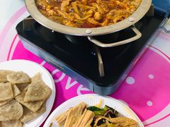 -老红桥炸灌肠牛肚锅烧烤(定福庄店)