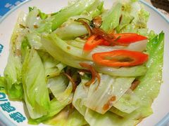 红葱头豉油捞生菜梗-大头力茶餐厅(花都融创茂店)