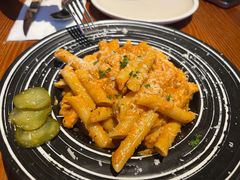 玫瑰雪蟹青虾通心粉-澳骄 Aussie Kitchen·手工披萨·西餐(国大店)