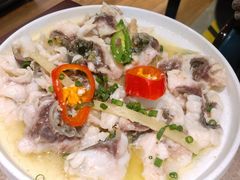 鲜花椒蒸鱼腩-淘米捞·米汤脆鲩鱼火锅(福田皇岗店)