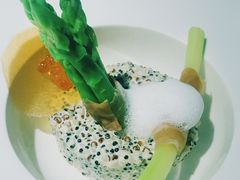 绿芦笋黎麦柚玛火腿鱼籽-鹿萤季·营地小馆(皇后公园店)