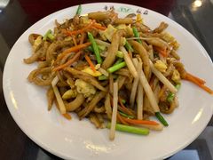木须炒拨鱼-晋阳饭庄(虎坊桥店)