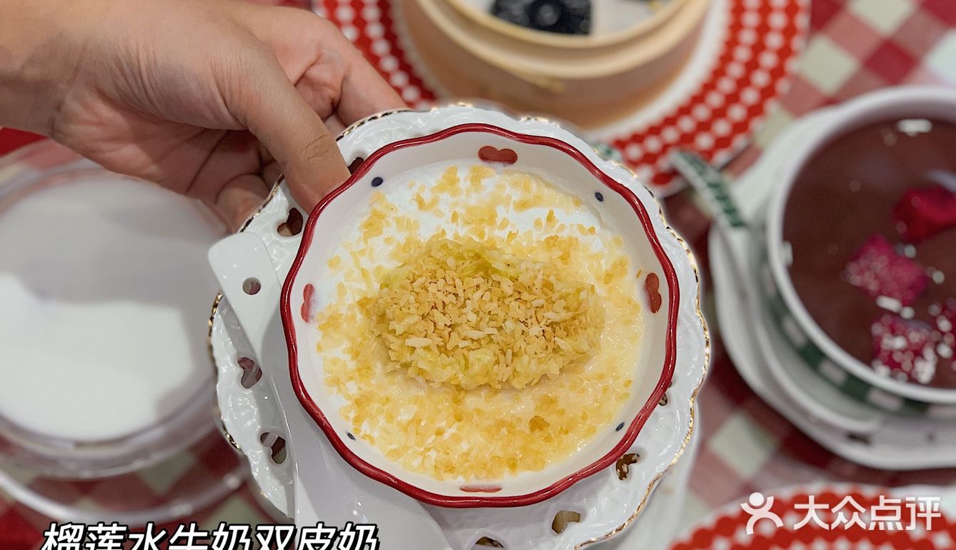 南昌独家榴莲水牛奶双皮奶绝对是甜品天花板
