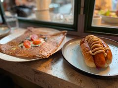 鸡蛋蘑菇熏肉荞麦可丽饼-RAC BAR(安福路店)