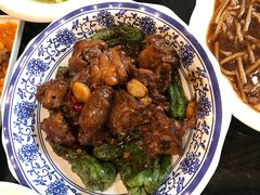 酱油烧土鸡-刘胖子家常菜·蹄花焖藕(中南店)