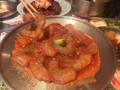 生卤虾-草家酱蟹炭火烤肉店(珲春南路一店)