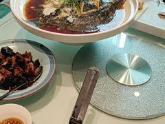 -海派美食·家宴海鲜青岛菜·石锅鲽鱼头(东方城店)