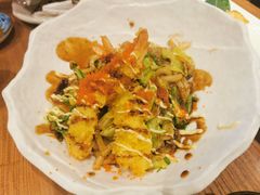 炸虾牛肉炒乌冬面-阿吾罗日本料理(K11艺术中心店)