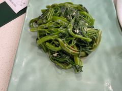 椒丝腐乳炒通菜-万利港式茶餐厅