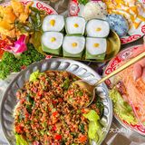 厨师都是泰国人的大排档味道太正了 太羡慕了