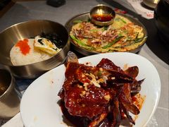 -草家酱蟹炭火烤肉店(珲春南路一店)