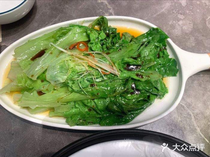 闫府私房菜·百年鲁菜(恒隆店)油淋生菜图片