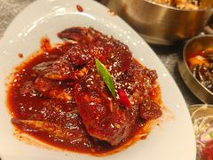 -草家酱蟹炭火烤肉店(珲春南路二店)