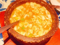 石锅鸡汤豆腐-绿茶餐厅(王府井永宁门店)