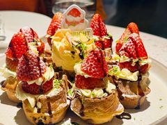 草莓忌廉华夫饼-BE BRIGHT KITCHEN(正佳广场店)