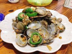 紫苏豉汁炒花甲-南记食粥坊·宵夜大排档(岭南分店)