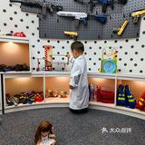 商场里的亲子餐厅|包间生日会 换装 模拟超市 滑梯等🥳