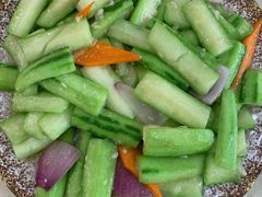 蒜蓉蒸丝瓜-区海鸡场饭店(石壁店)
