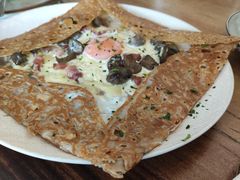 鸡蛋蘑菇熏肉荞麦可丽饼-RAC BAR(安福路店)