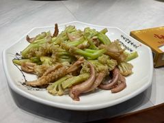 虾酱鲜鱿台山菜花-富盛囍宴大酒楼(新都汇购物广场店)
