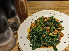 陈醋菠菜花生-泥炉烧肉师(新街口金銮巷店)