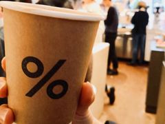 热的咖啡拿铁-% Arabica(京都东山店)