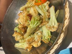 干锅有机花菜-避风塘·老港味餐厅(虹口龙之梦店)