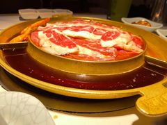 澳洲牛五花锅-猪啊牛呀羊啊铜盘烤肉(正大广场店)