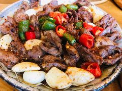 烤鸡心-老东镇啤酒屋海鲜加工·蒸汽海鲜·海鲜烧烤(台东店)