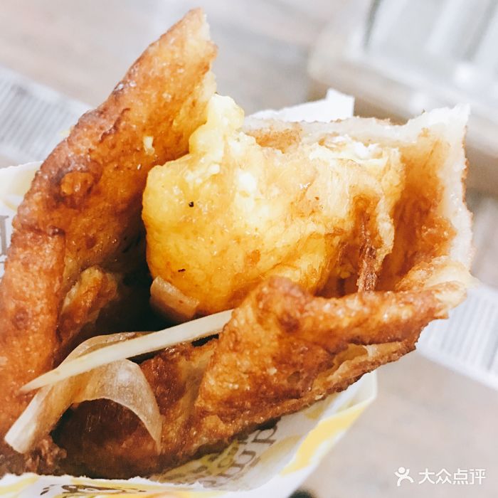 致得炸蛋葱油饼·台湾花莲小吃图片 