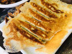 韭菜鸡蛋锅贴-乔家满族八大碗(流水沟店)