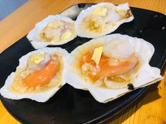 烤北海道扇贝-萌牛肠烧烤店(虹梅路店)