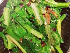 豆豉鲮鱼油麦菜-潮十三潮汕砂锅粥(高新四路大都荟店)