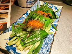 烤韭菜-探鱼·鲜青椒爽麻烤鱼(天一广场店)