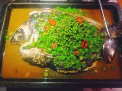-探鱼·鲜青椒爽麻烤鱼(广州欣荣广场店)
