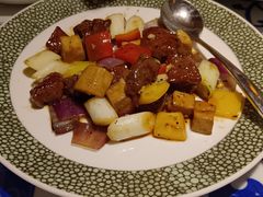 杏鲍鱼菇炒牛肉粒-江南赋(内蒙古大厦店)