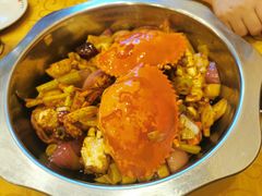 香辣蟹炒菜-秦记香辣蟹(松榆里店)
