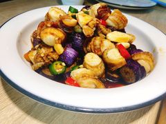 紫山茄拌扇贝-味莊·青岛菜(云霄路店)
