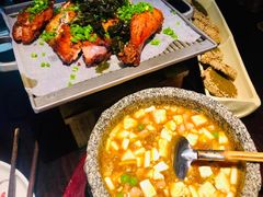 虾仁鸡汤豆腐-绿茶餐厅(昌平悦荟店)