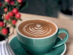 热拿铁-Moment coffee莳光里咖啡