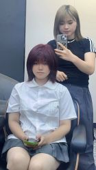 -藤野造型专业烫染接发