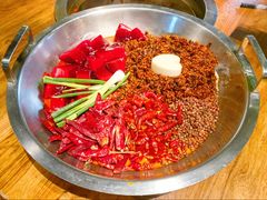 微辣红汤锅底-城墙拐拐火锅(三峡广场黑金冠店)