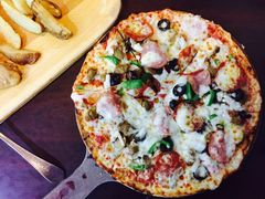 咖喱海鲜披萨-棒约翰比萨·意面(松江开元店)