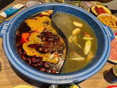 重庆原始红油现炒锅底-王歘歘·chuǎ火锅(五道营店)