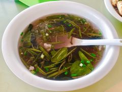 莼菜肉丝汤-湖山人家·湖景餐厅·特色农家菜(太湖西山店)