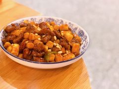 松子牛肉炒年糕-兔爸私家小厨(新北万达店)