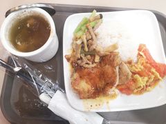 黑椒鸡扒番茄饭-都城快餐(新港西路店)