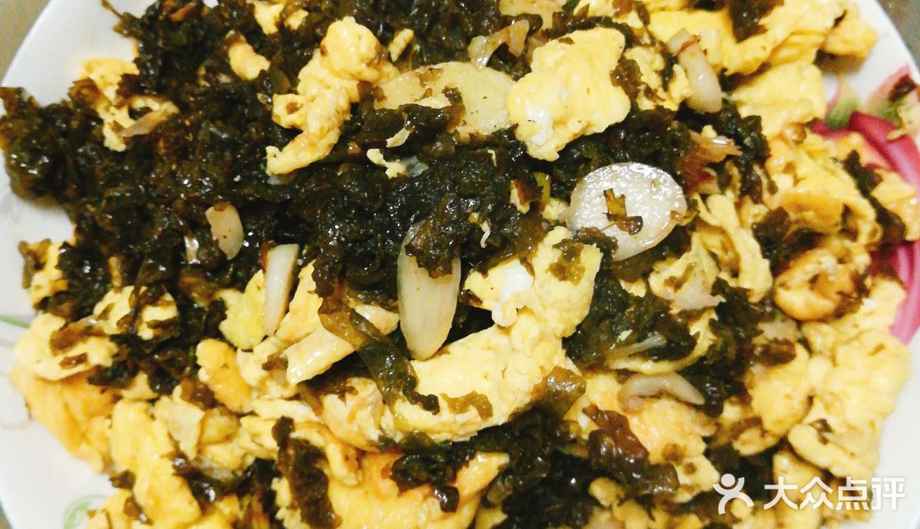 地皮菜炒鸡蛋，第一次做超级成功！！！